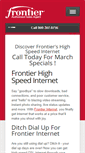 Mobile Screenshot of frontierhighspeedinternet.com